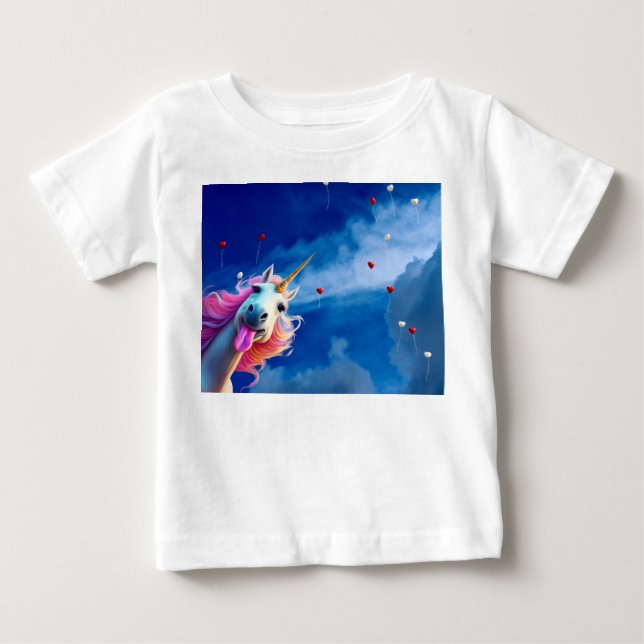 Cute Unicorn. Baby T-Shirt (Front)