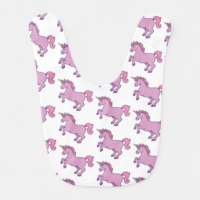 Cute Unicorn Bib (Front)