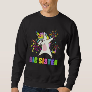 Cute Unicorn Big Sister Sweatshirt