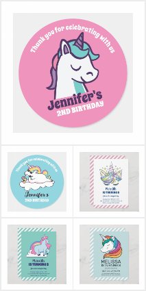 Cute Unicorn Birthday