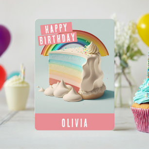 Cute Unicorn Birthday Card