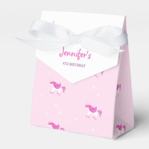 Cute Unicorn Birthday Girl Favor Box 🦄