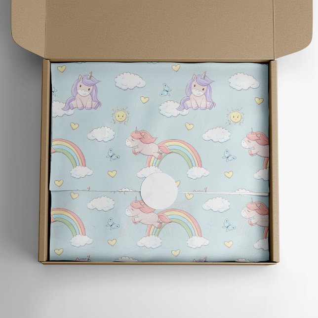 Cute Unicorn + Cakes Tissue Paper (Creator Uploaded)