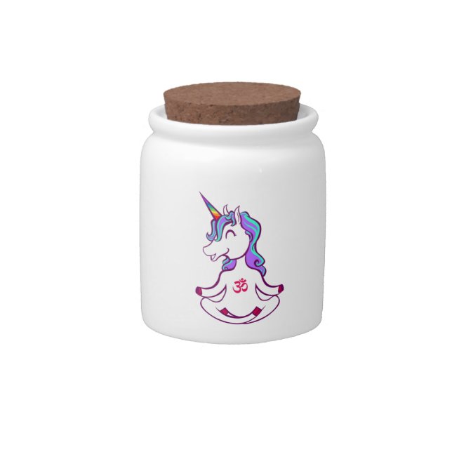 Cute Unicorn Candy Jar (Front)