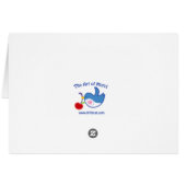 Cute unicorn card (Back Horizontal)