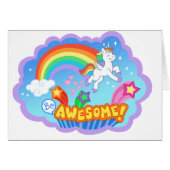 Cute unicorn card (Front Horizontal)