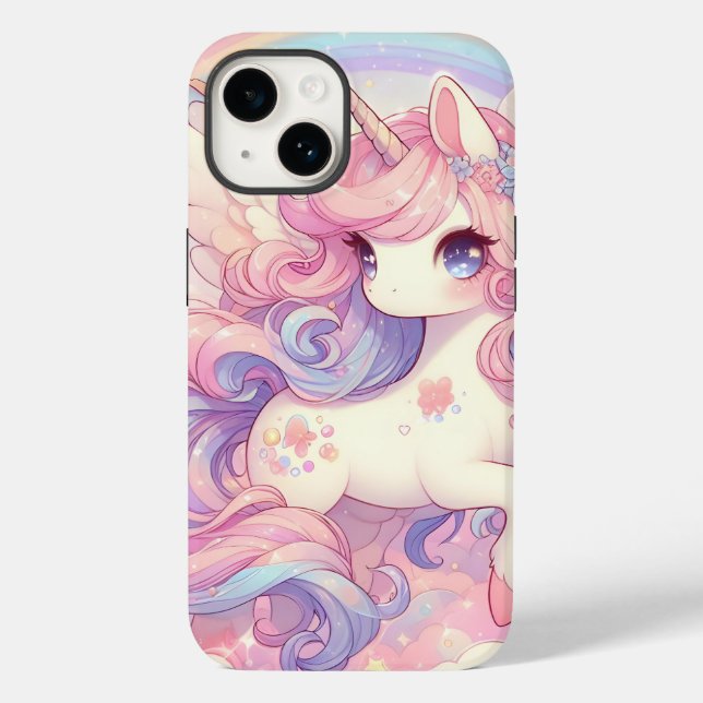 Cute unicorn Case-Mate iPhone case (Back)