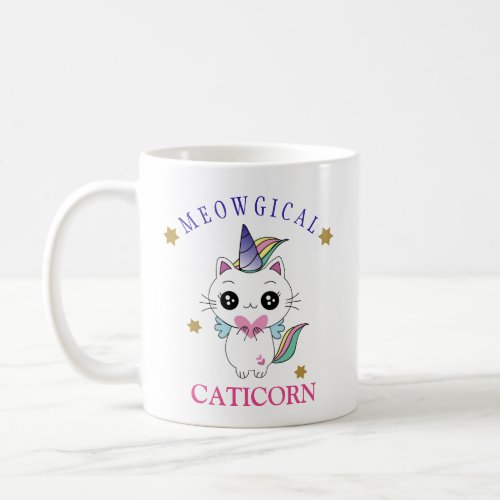 Cute Unicorn Caticorn Coffee Mug