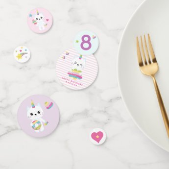 Cute Unicorn Cats - Kids Birthday Party