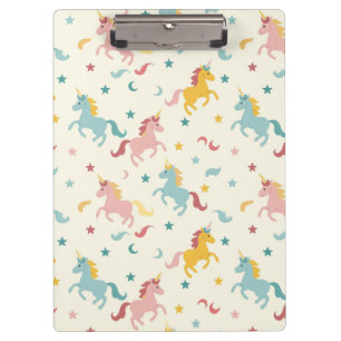 Cute Unicorn Clipboard