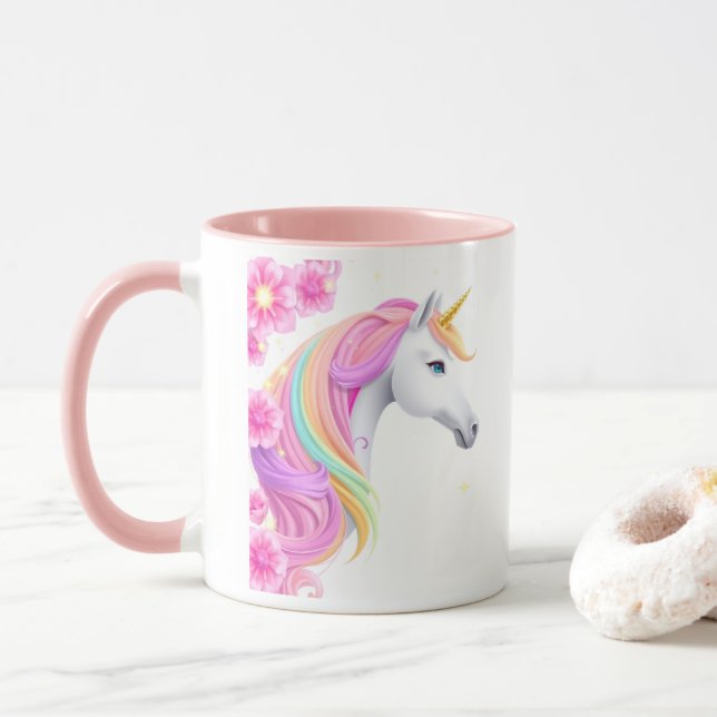 Cute Unicorn Coffee Mug (With Donut)