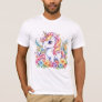 Cute Unicorn Cool Rainbow positive T-Shirt