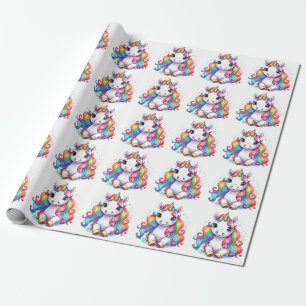 Cute Unicorn Cool Unicorn positive Wrapping Paper