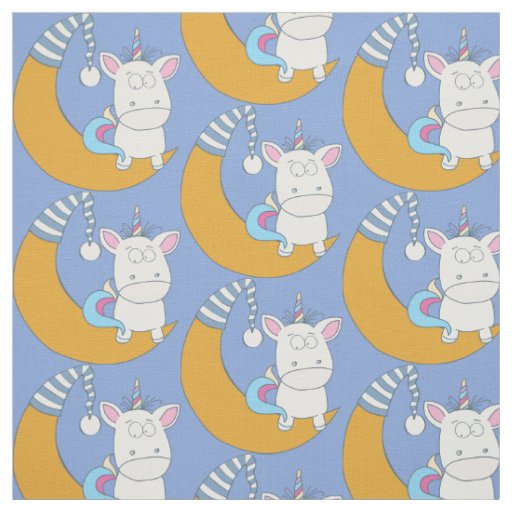 Cute Unicorn custom color fabric