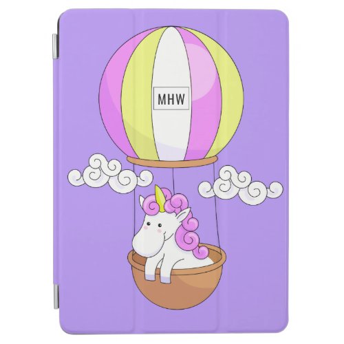 Cute Unicorn custom monogram device covers