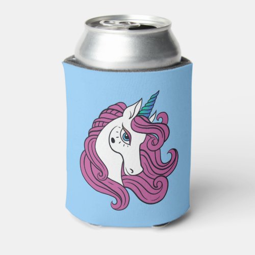 Cute Unicorn custom name  color can cooler
