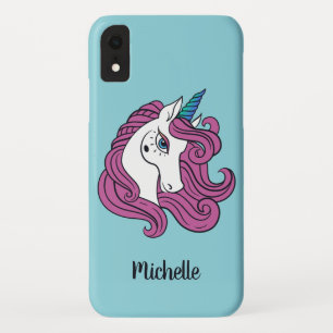 Cute Unicorn custom name & color phone cases