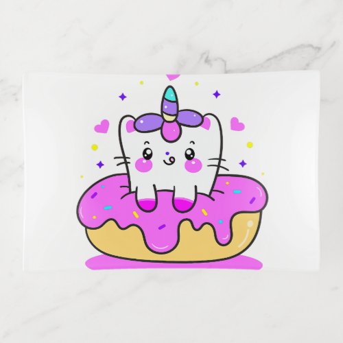 Cute Unicorn Donut Tray For Anyone
