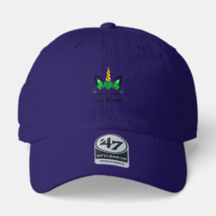 Cute Unicorn Face Shamrock Irish Princess St Patri 47 Brand Hat