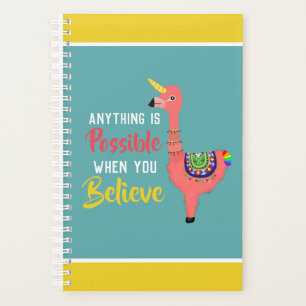 Cute Unicorn Flamingo Llama Inspiring Unifllama Planner