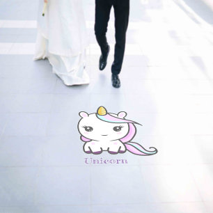 Cute Unicorn Floor Decal