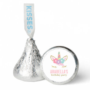 Cute Unicorn Girls Birthday Party Hershey®'s Kisses®