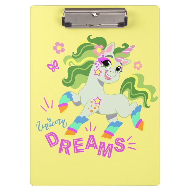 Cute unicorn illustration #2 clipboard (Front)