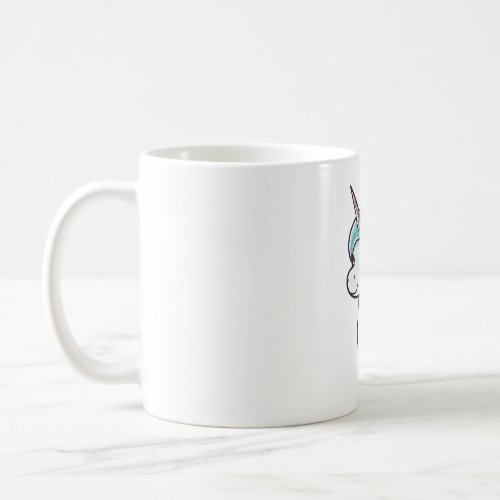 Cute unicorn in kawaii style 10 coffee mug