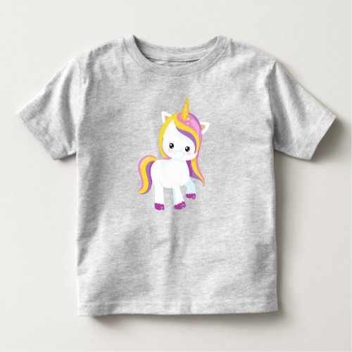 Cute Unicorn Kawaii Unicorn Little Unicorn Toddler T_shirt