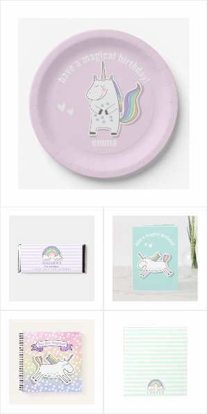 Cute Unicorn Kids Collection