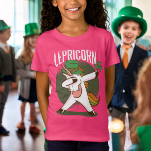 Cute Unicorn Leprechaun St. Patrick's Day T-Shirt