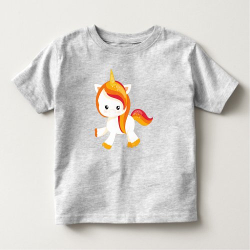 Cute Unicorn Little Unicorn Magic Fairy Tale Toddler T_shirt