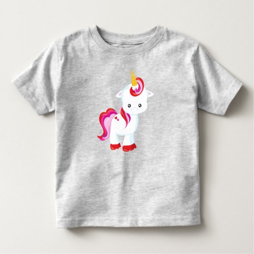 Cute Unicorn Little Unicorn Magic Unicorn Toddler T_shirt