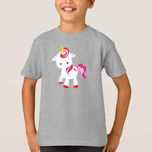 Cute Unicorn Little Unicorn Magical Unicorn T_Shirt