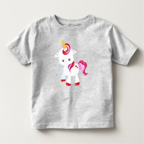 Cute Unicorn Little Unicorn Magical Unicorn Toddler T_shirt