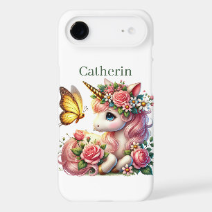 Cute unicorn lovers fantasy add name iPhone 17 air case