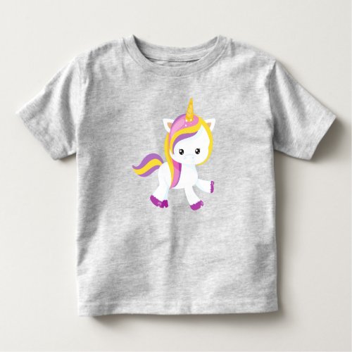 Cute Unicorn Magic Unicorn Kawaii Unicorn Toddler T_shirt