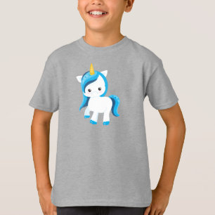 Cute Unicorn, Magic Unicorn, Winter, Snowflakes T-Shirt