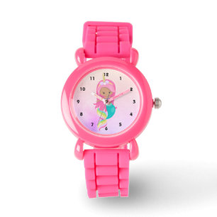 Cute Unicorn Mermaid Pink Girl Kid's Watch