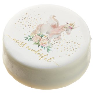 Cute Unicorn Miss Onederful Birthday Candy Favor