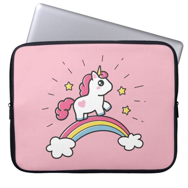 Laptop top case unicorn