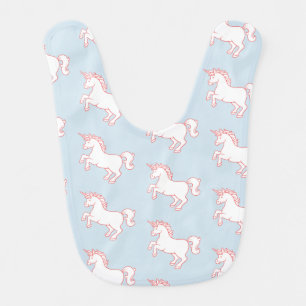 Cute Unicorn Pattern Bib