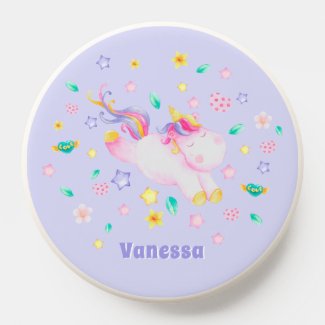 Cute Unicorn - Personalized Lavender Kids 