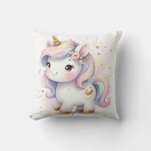 Cute Unicorn Pillow for Kids