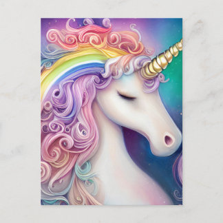 Cute Unicorn Postcard