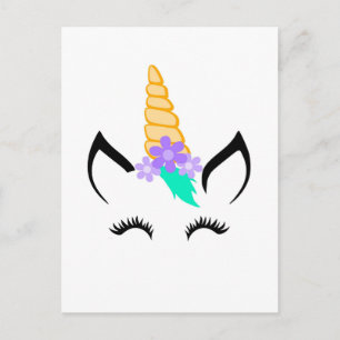 Cute Unicorn Postcard