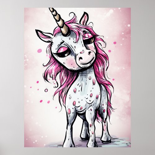 Cute Unicorn Poster