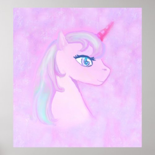 cute unicorn Poster