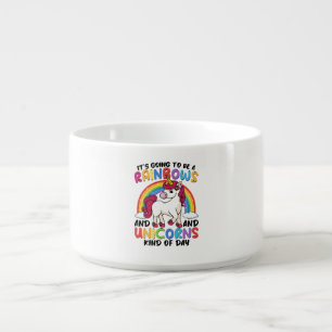 Cute Unicorn Rainbow Funny Bowl