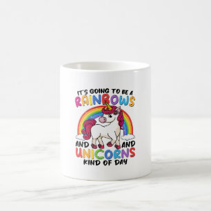Cute Unicorn Rainbow Funny Coffee Mug